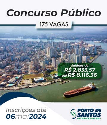 Concurso Público 2/2024 Autoridade Portuária de Santos